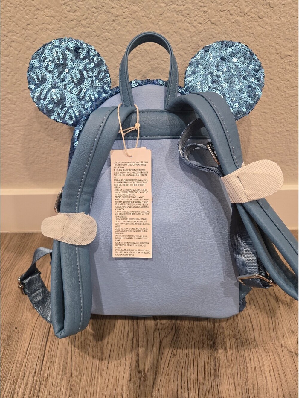 Disney Blue Hyacinth Minnie Mouse Loungefly - Picture 2 of 2